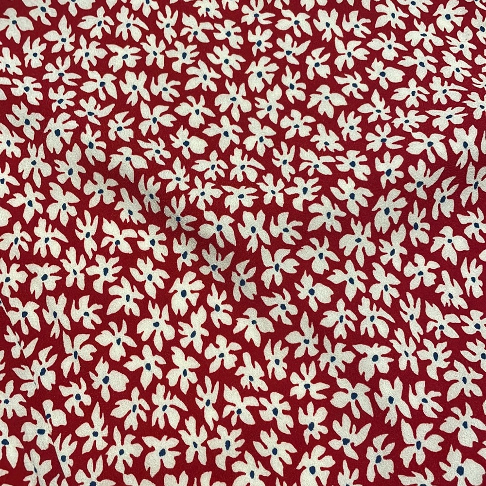 Reformation Red Floral Zoe Skirt - Picture 9 of 10